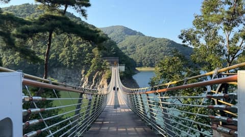 장성호수변길 사진 9