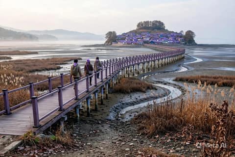 박지도둘레길(등산로) 사진 6