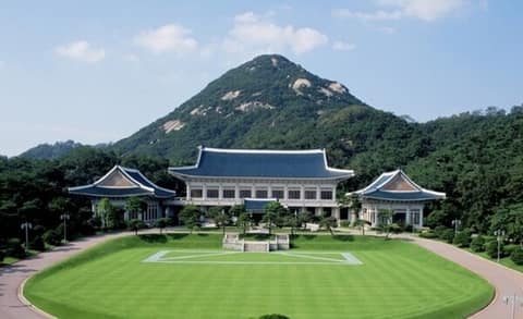 청와대 앞길 사진 2