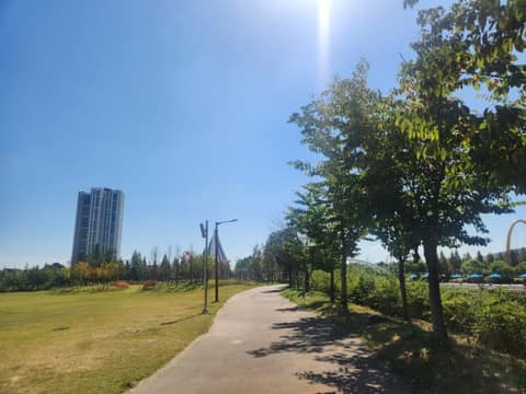 청라호수공원 산책길 사진 2