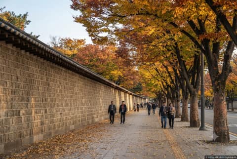 가을단풍길(중랑캠핑장길) 사진 2