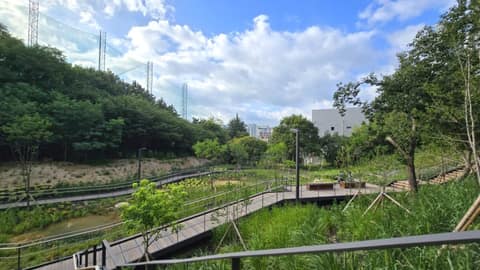 야시골 공원 산책로 사진 5