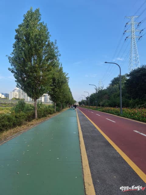 중랑천 산책로 사진 4