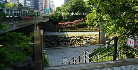 묵동교~이화교(하천제방길) 사진 2